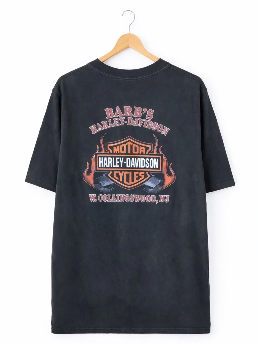 Harley-Davidson Barb’s W Collingsworth NJ Black T-Shirt Men’s 2XL - Picture 2 of 3